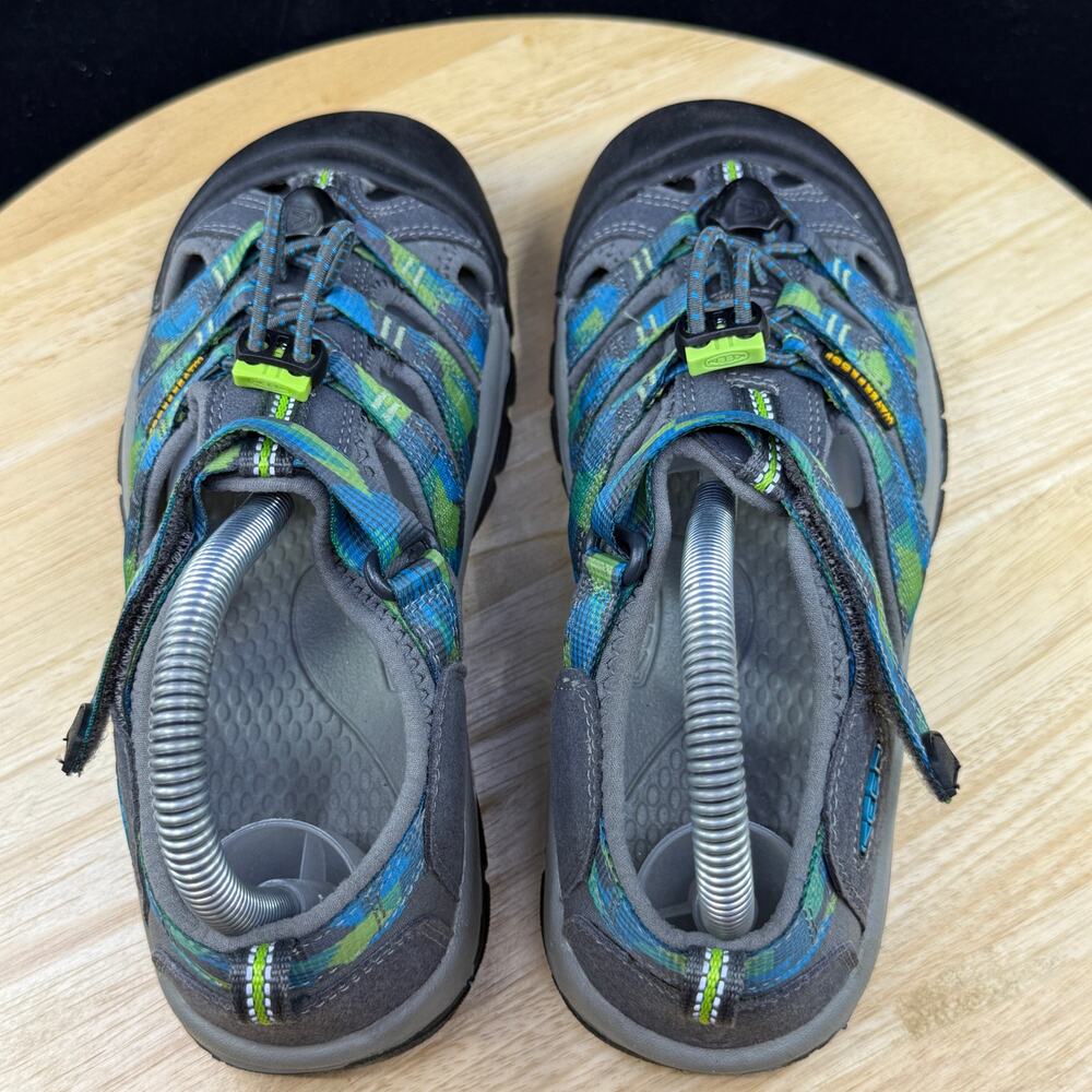 Keen Strap Sport Sandals Shoes Youth Teal Blue/ Green Size 4 Unisex - Picture 8 of 10